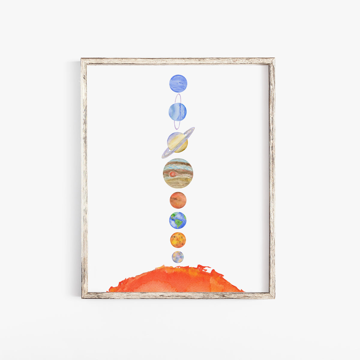 Solar System Watercolor Print – Susan Windsor