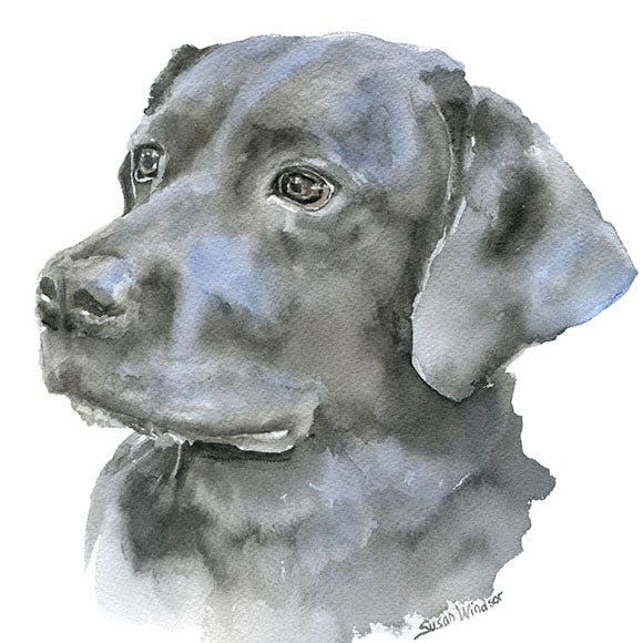 Custom Dog selling Watercolor From Photo 11x14 watercolor painting