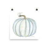 Gray Pumpkin Watercolor